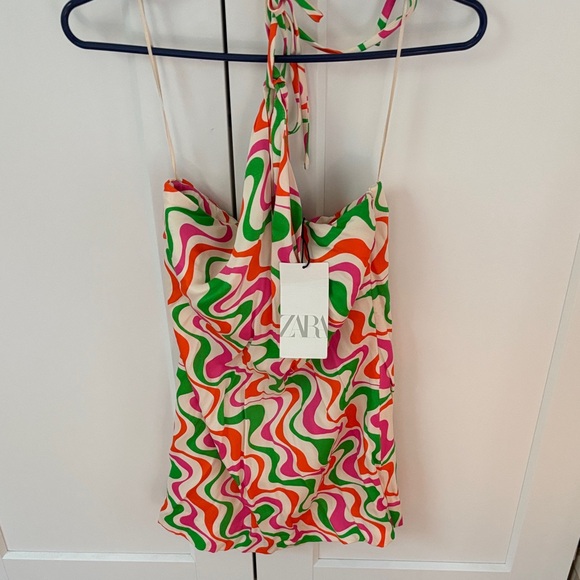 Zara Dresses & Skirts - Zara Colorful Swirl Pattern Dress